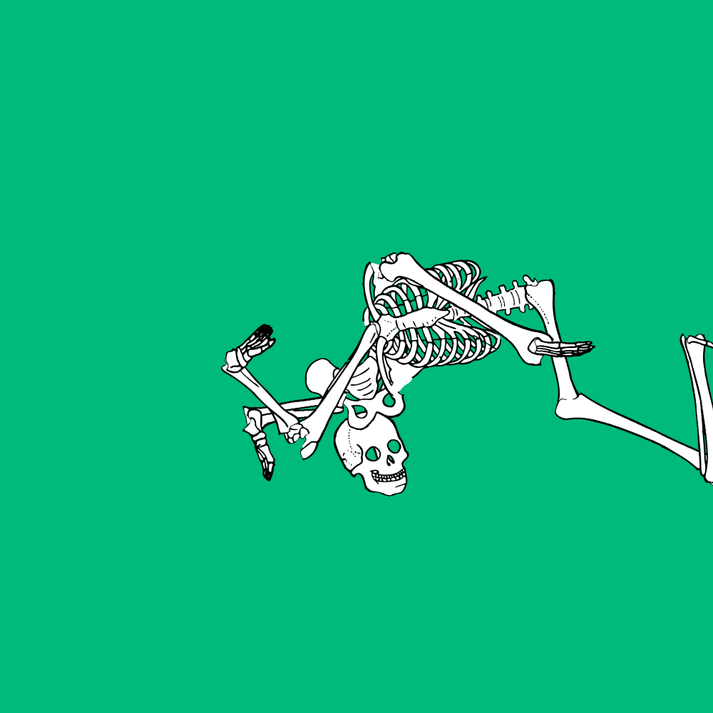 Dem bones dem bones dem – dry bones!