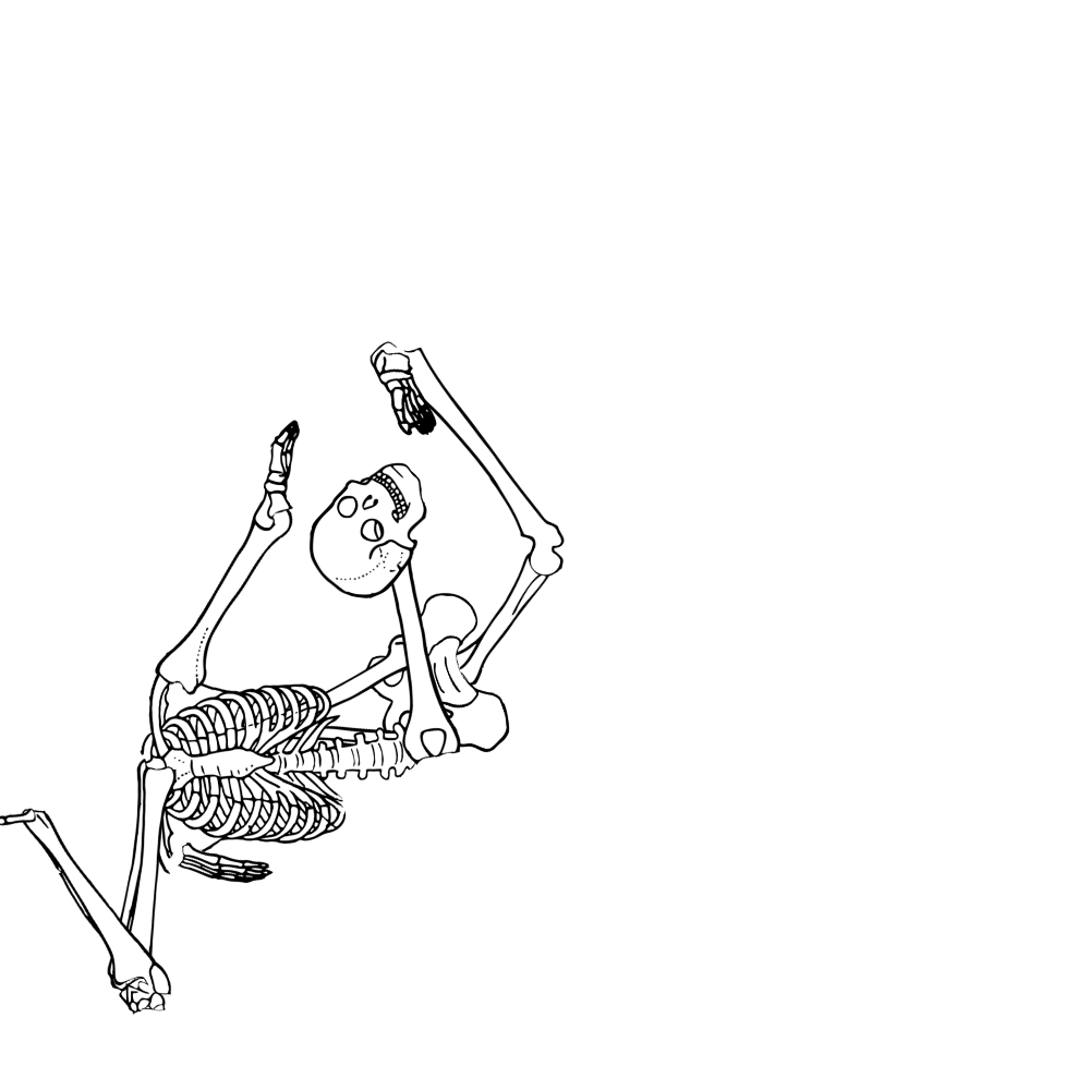 Dem bones dem bones dem – dry bones!