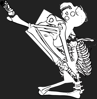 Dem bones dem bones dem – dry bones!