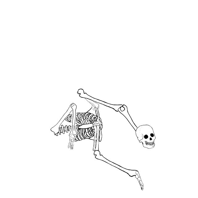 Dem bones dem bones dem – dry bones!