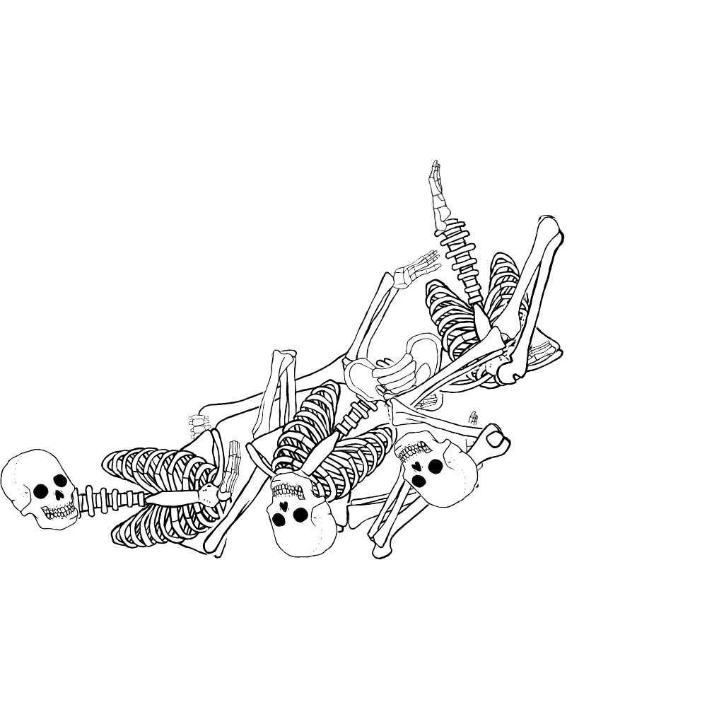 Dem bones dem bones dem – dry bones!