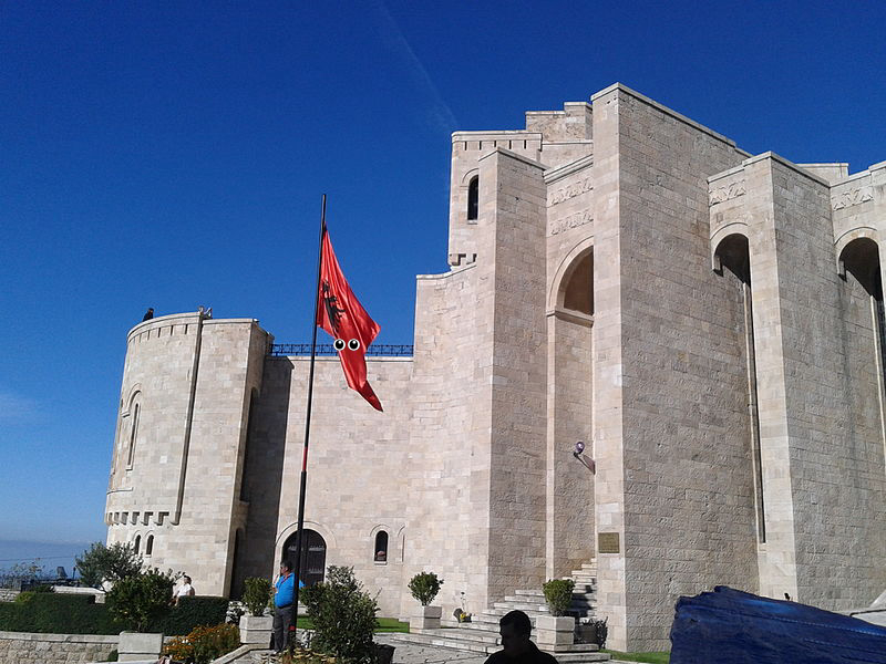 Building, Flag
