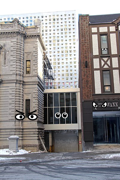 Building, Window, Building, Window