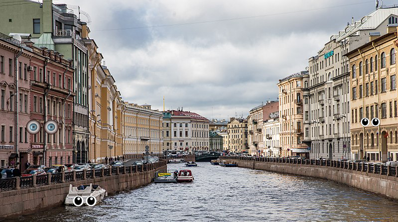 Building, Boat, Building