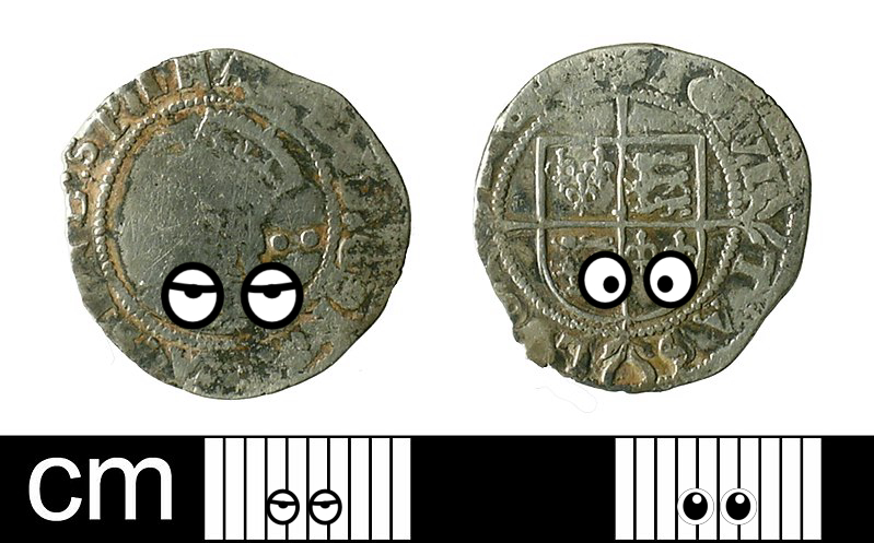 1D barcode, 1D barcode, Coin, Coin