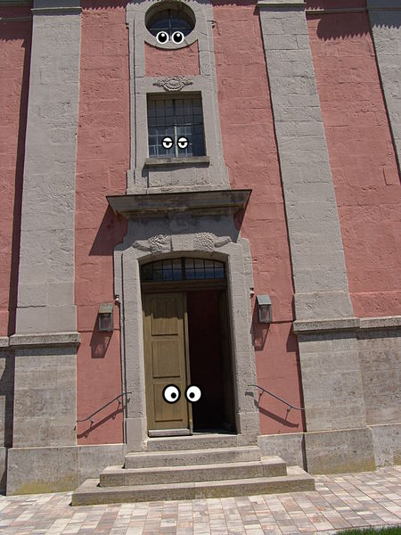 Window, Door, Window