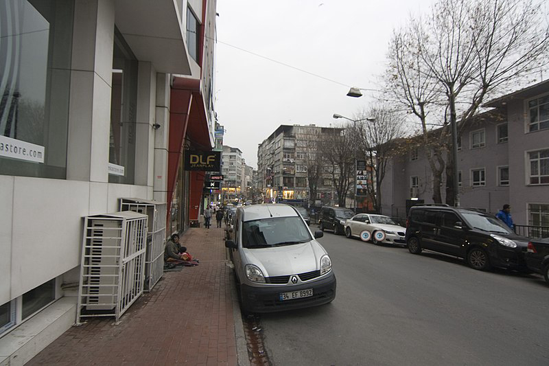 Car, Building, Building, Car