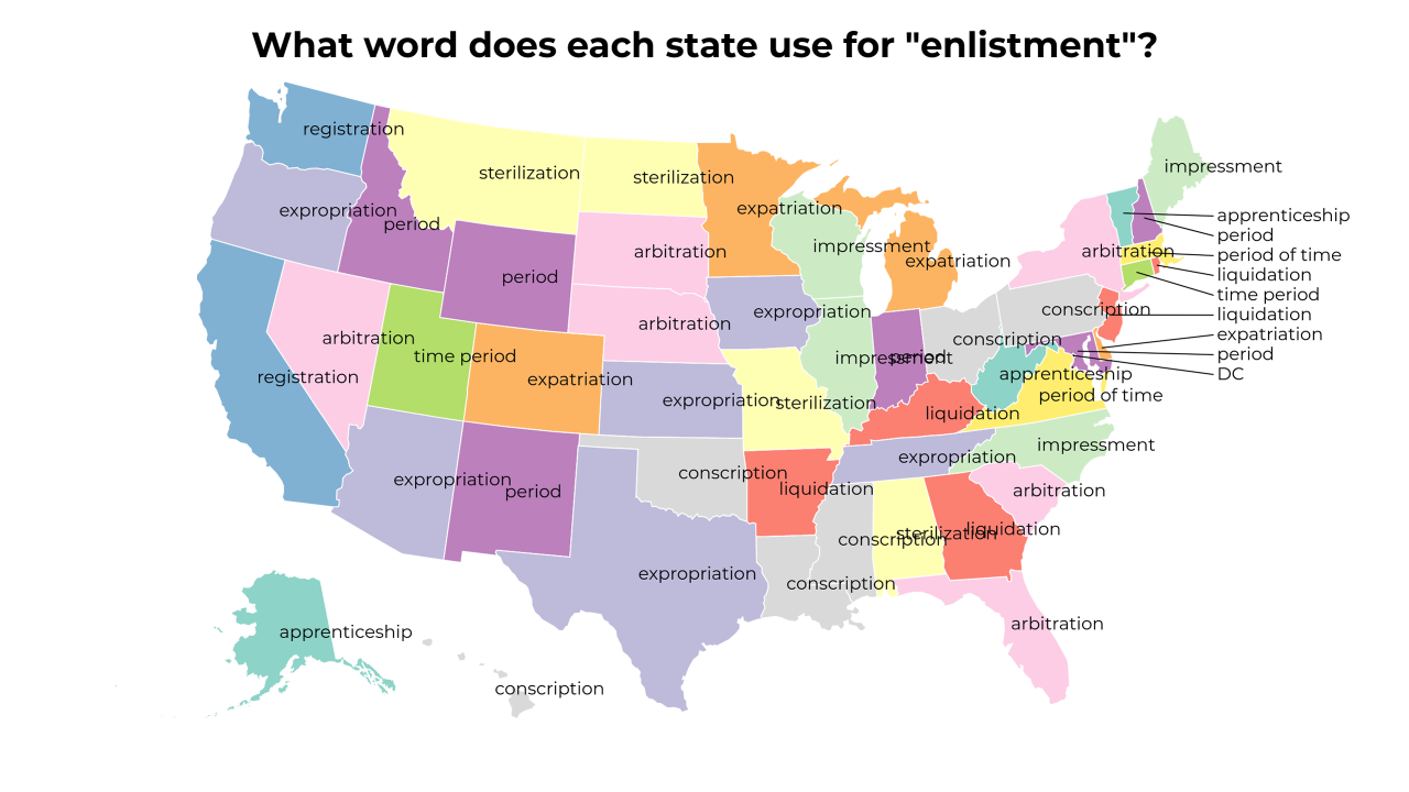 enlistment map