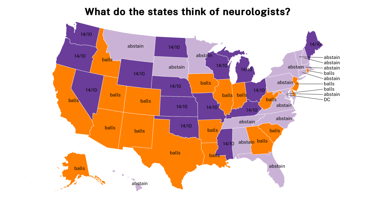 neurologist map
