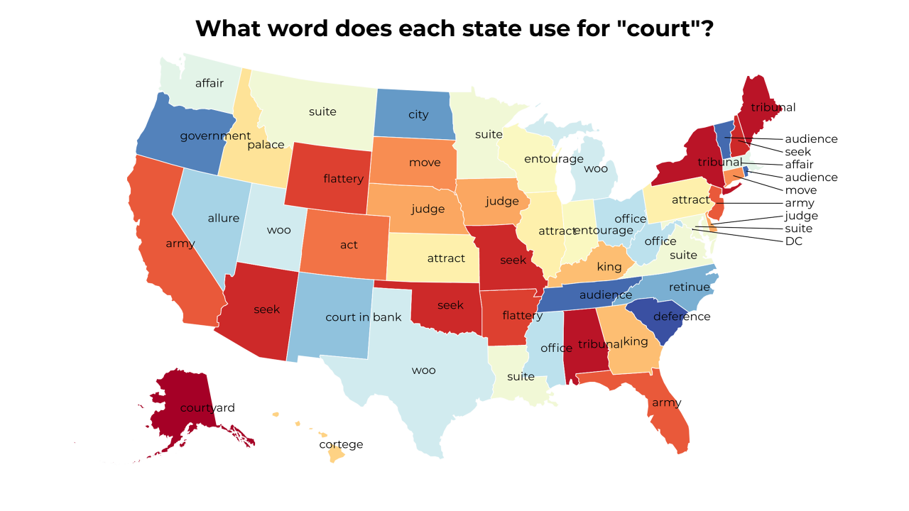 court map