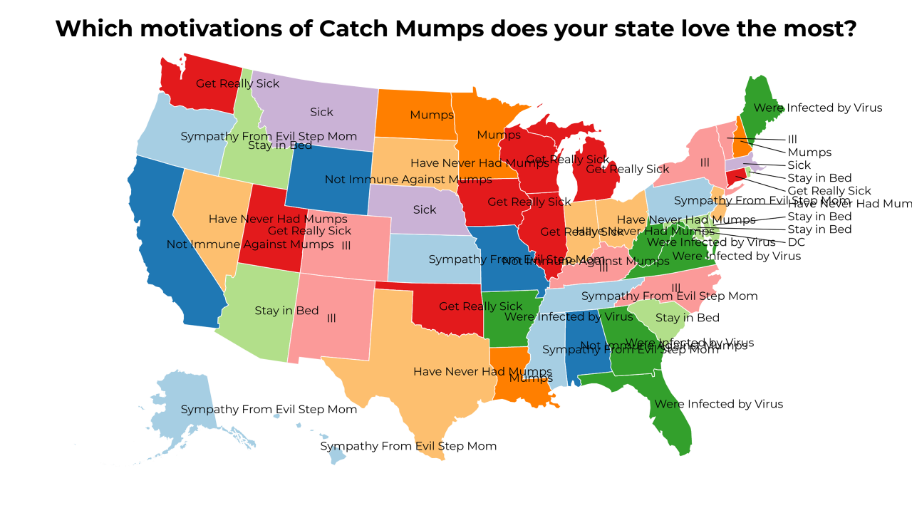 motivations of Catch Mumps map