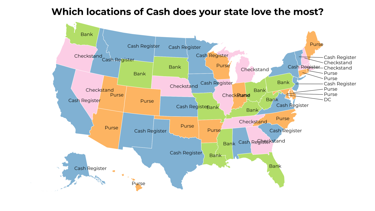 locations of Cash map