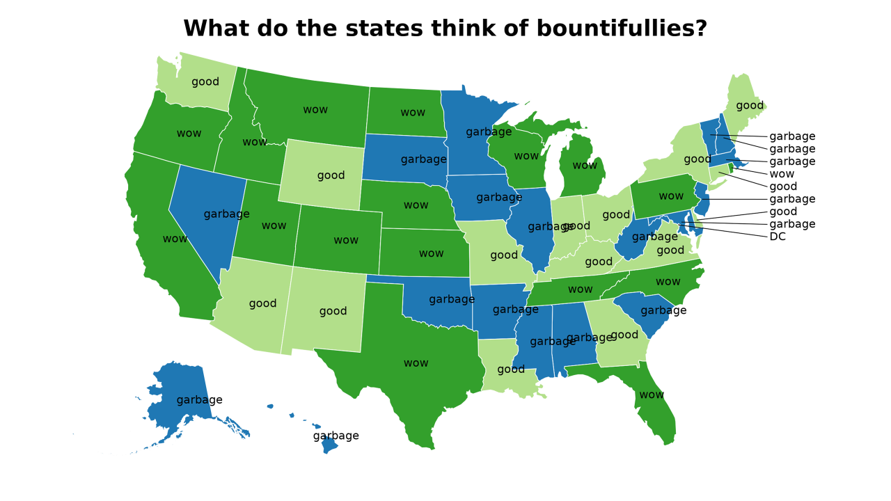 bountifully map