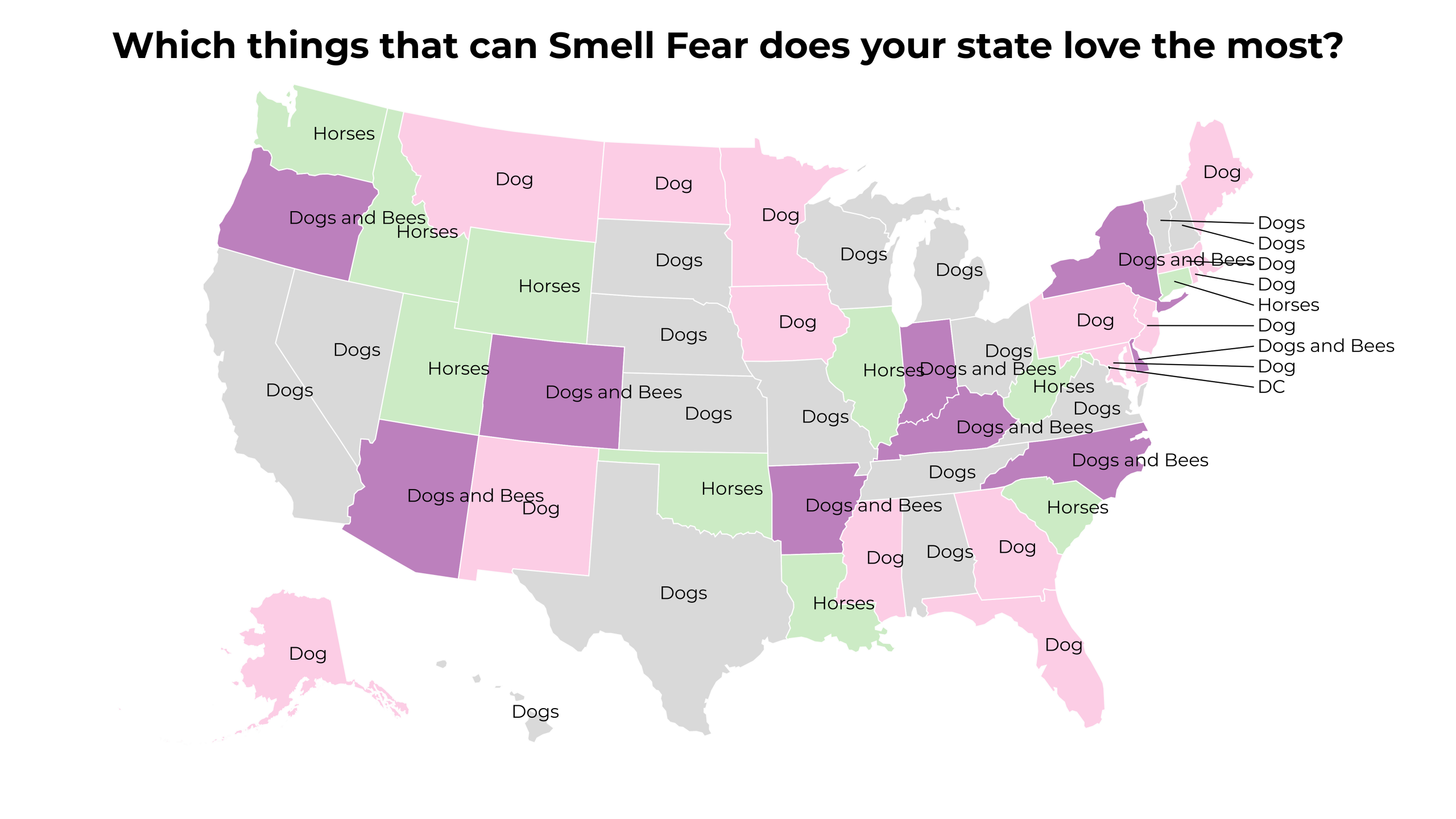 things that can Smell Fear map