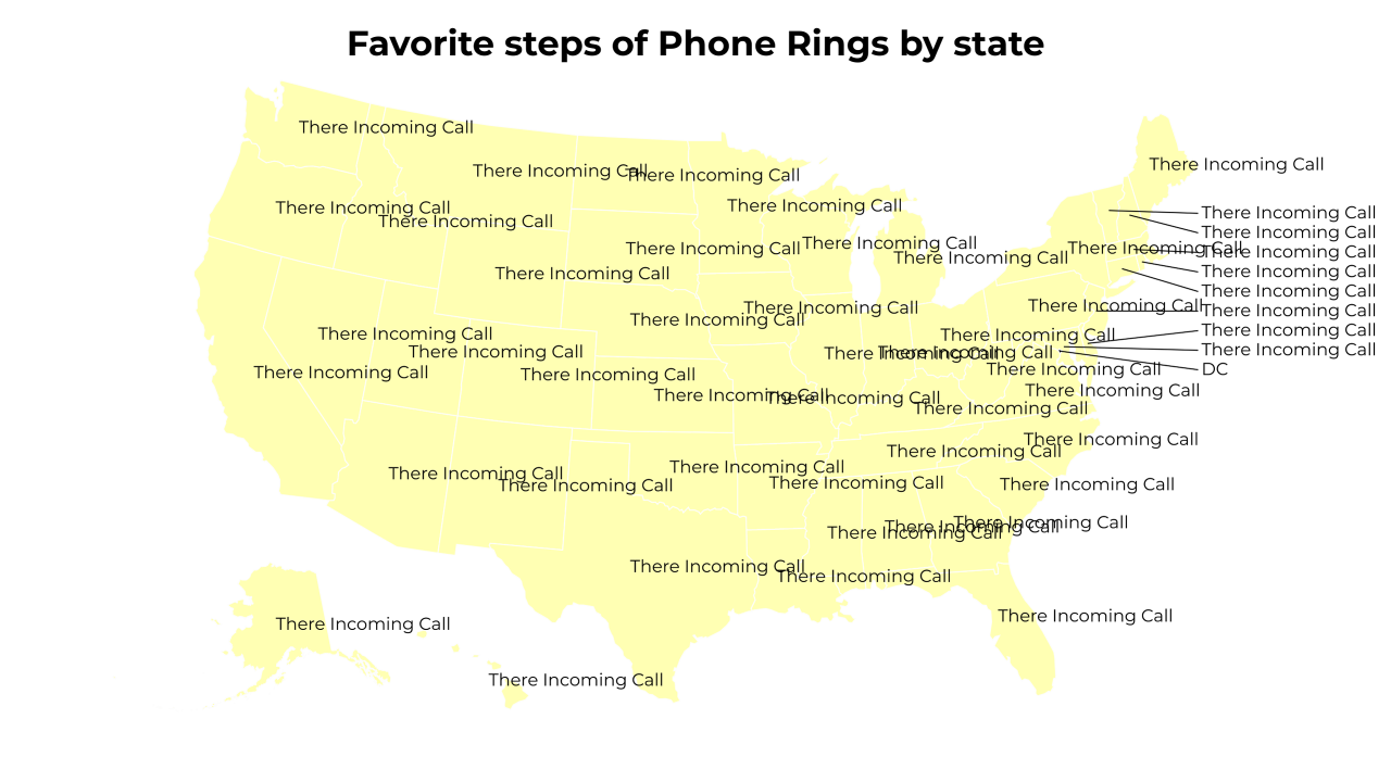 steps of Phone Rings map