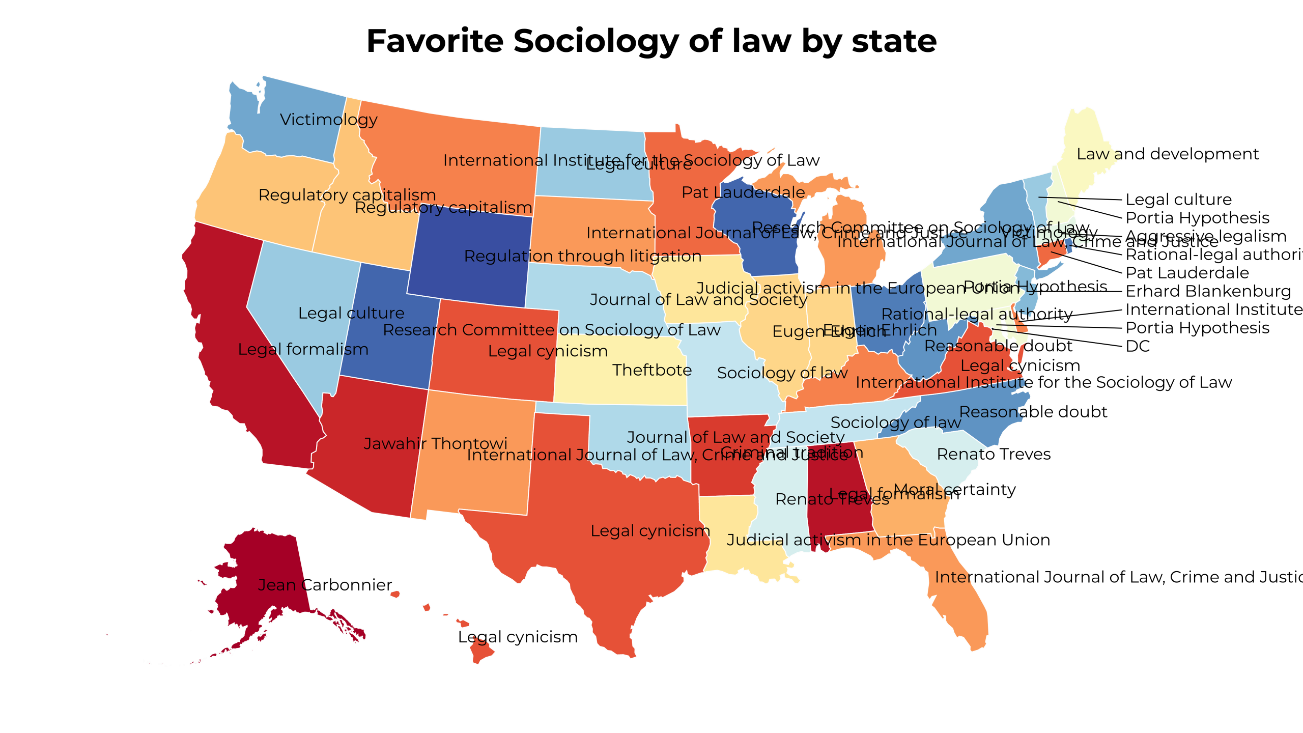 Sociology of law map