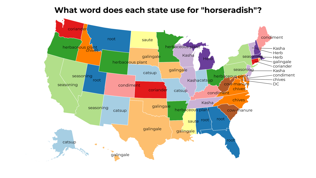 horseradish map