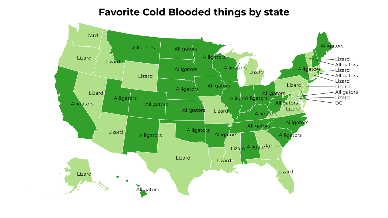 Cold Blooded things map