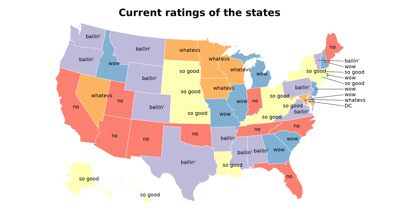 rating map