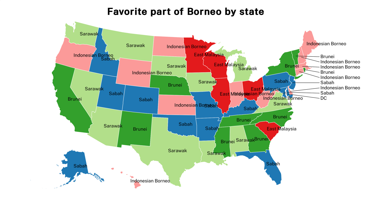 part of Borneo map