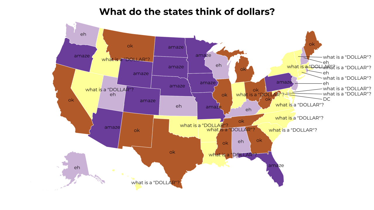 DOLLAR map