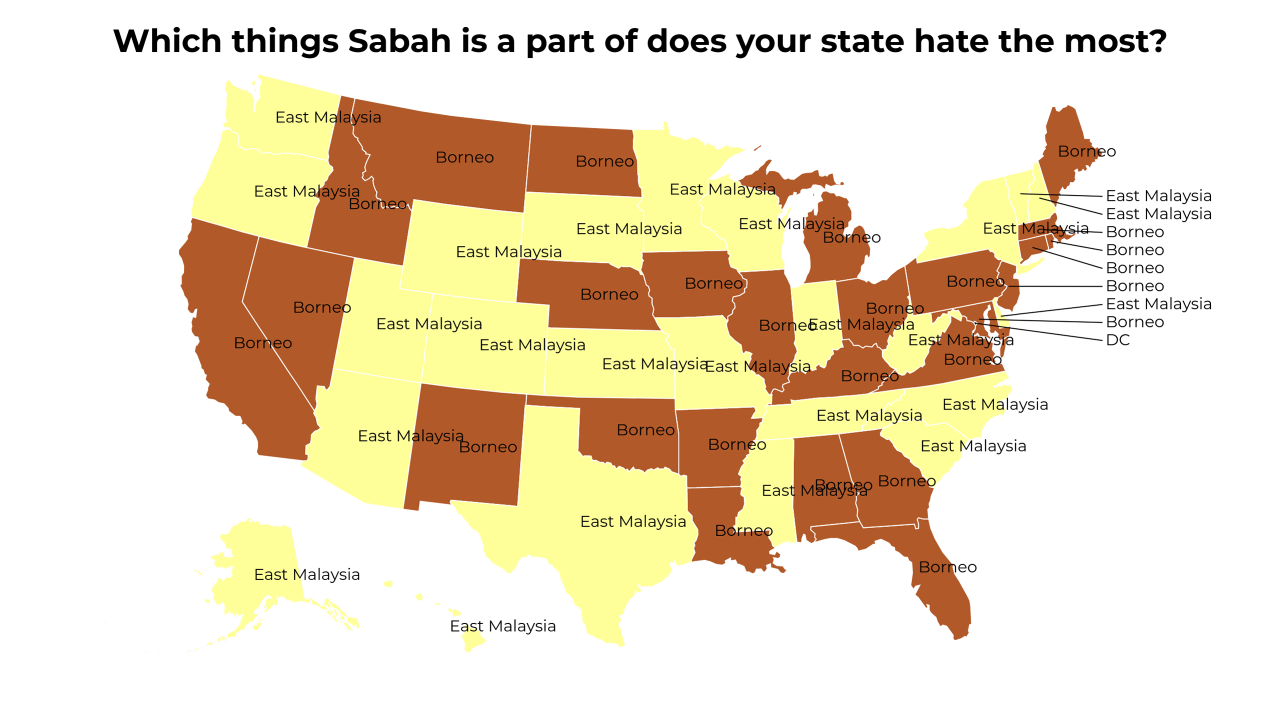 things Sabah is a part of map