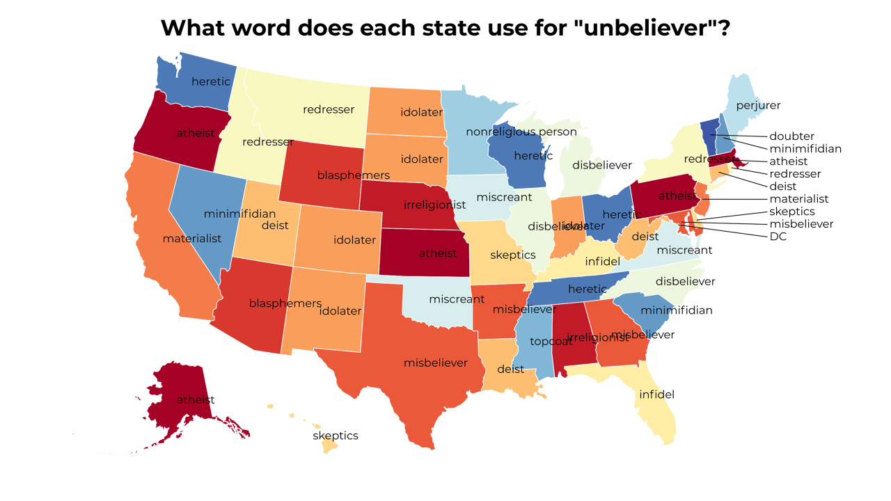 unbeliever map