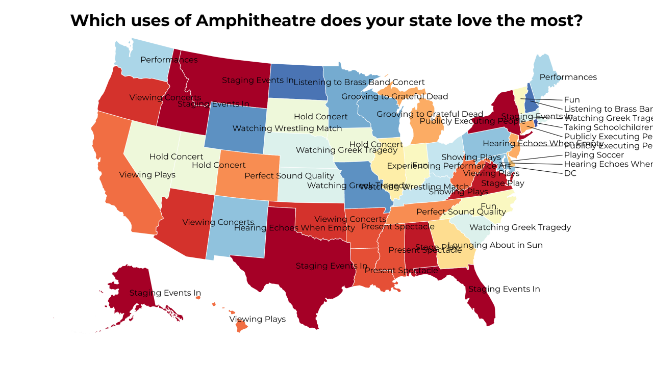 uses of Amphitheatre map