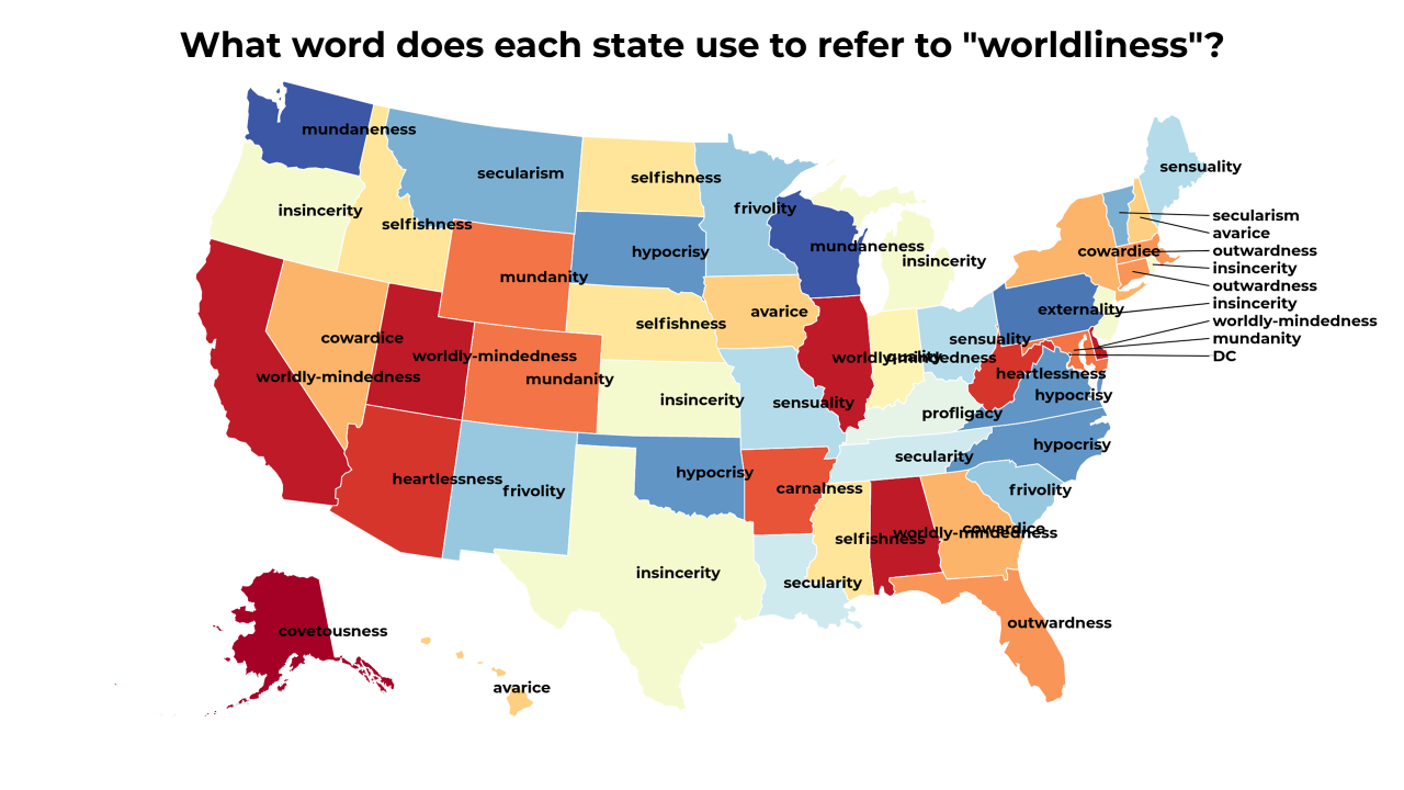 worldliness map