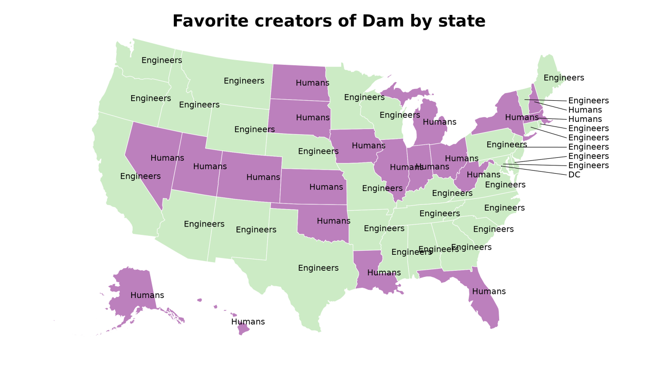 creators of Dam map