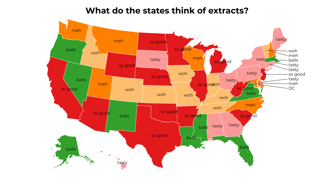 extracts map