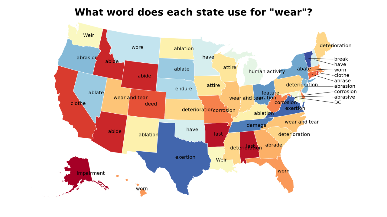 wear map