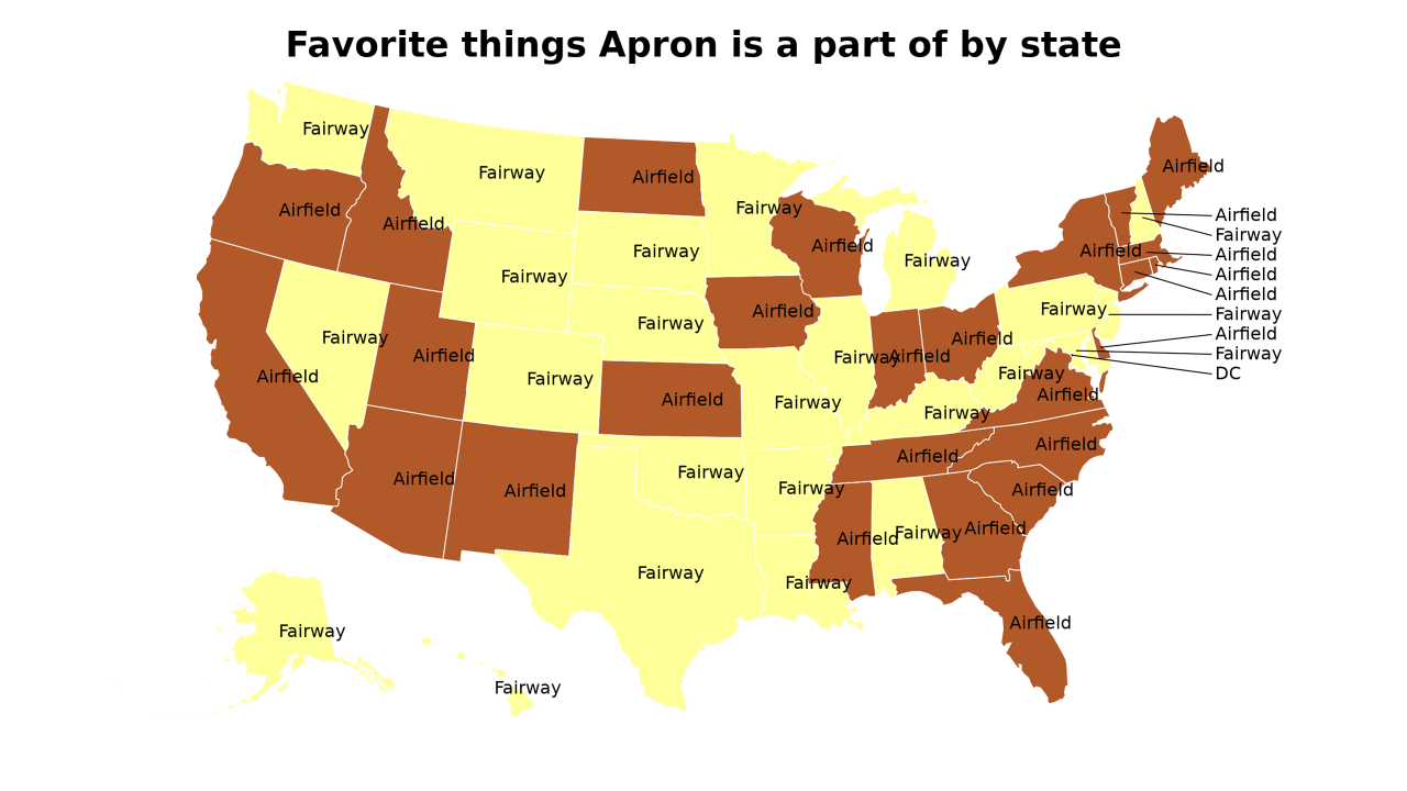 things Apron is a part of map