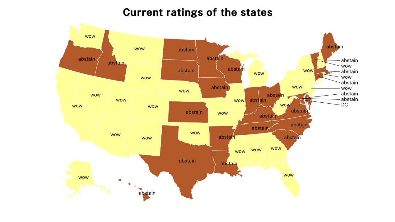 rating map