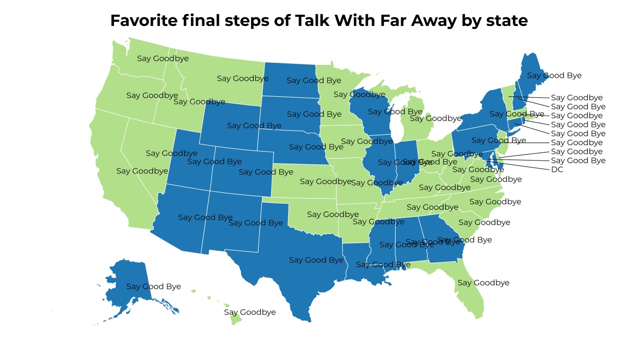 final steps of Talk With Far Away map