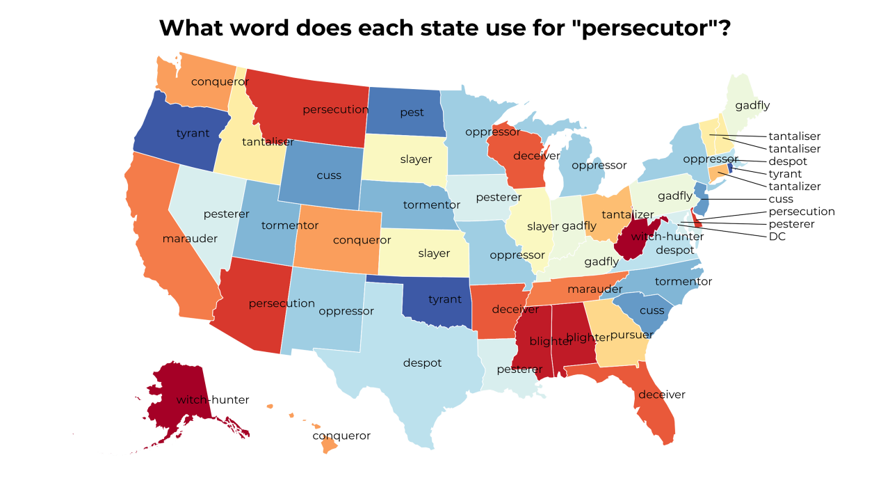 persecutor map