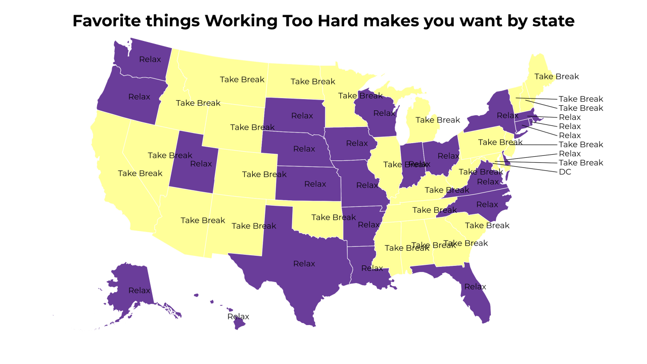 things Working Too Hard makes you want map