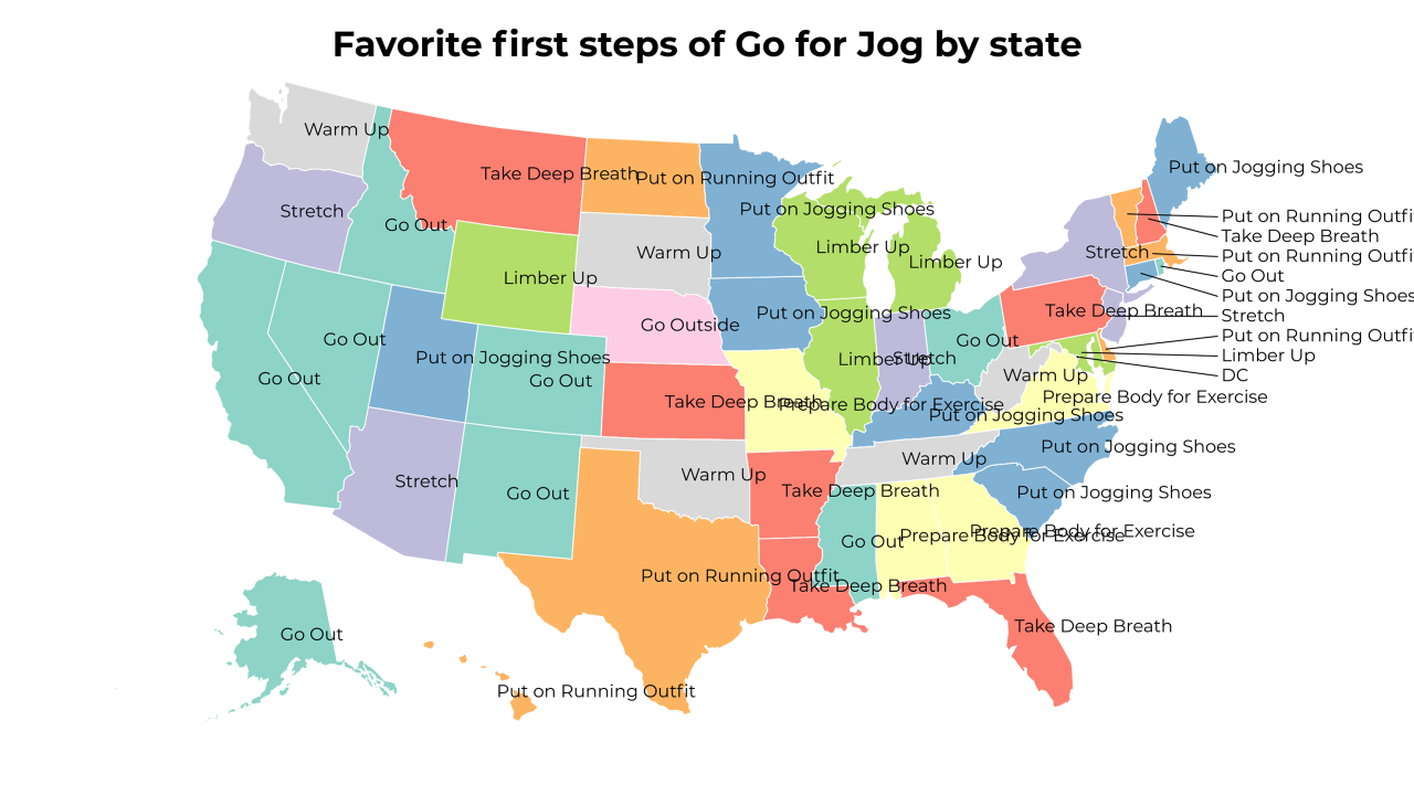 first steps of Go for Jog map