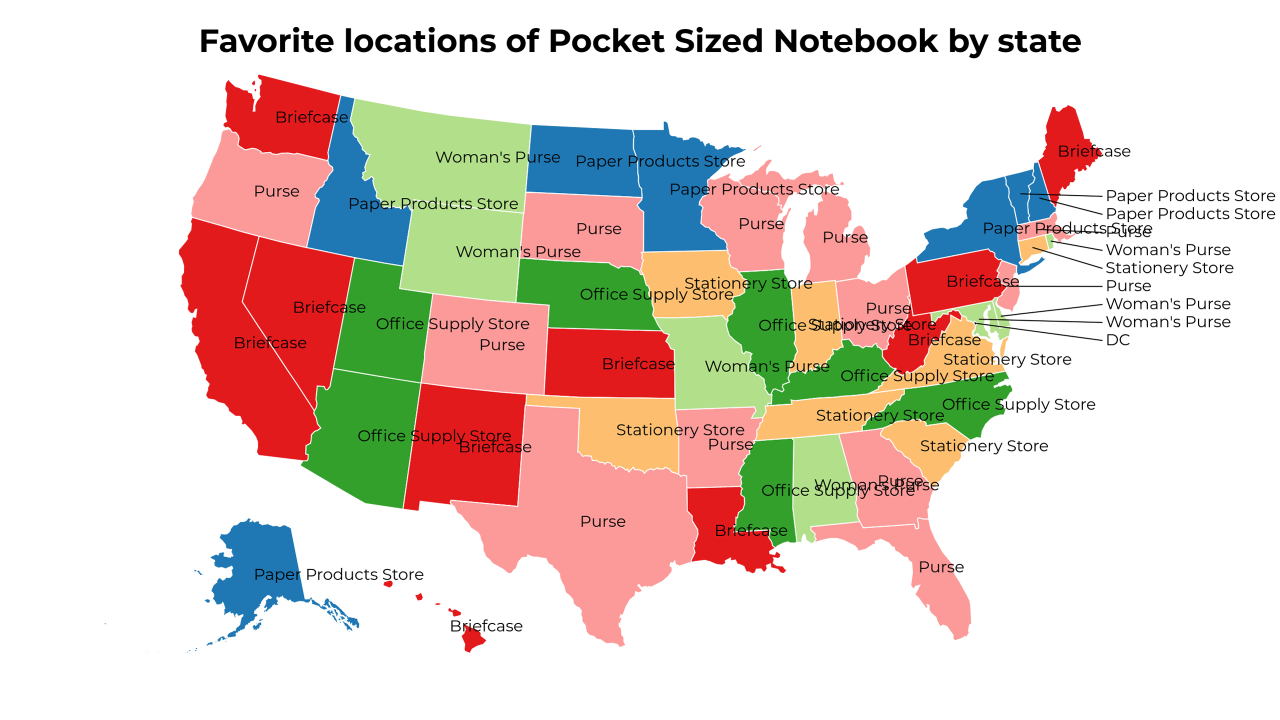 locations of Pocket Sized Notebook map