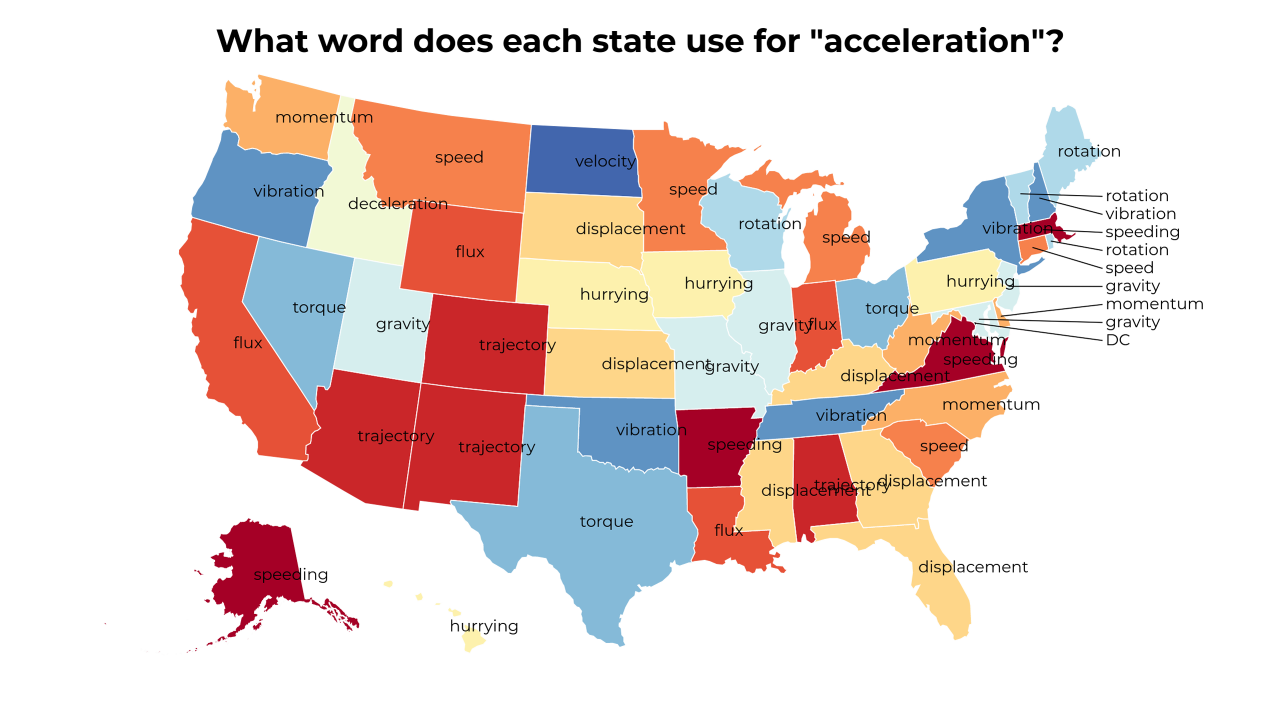 acceleration map