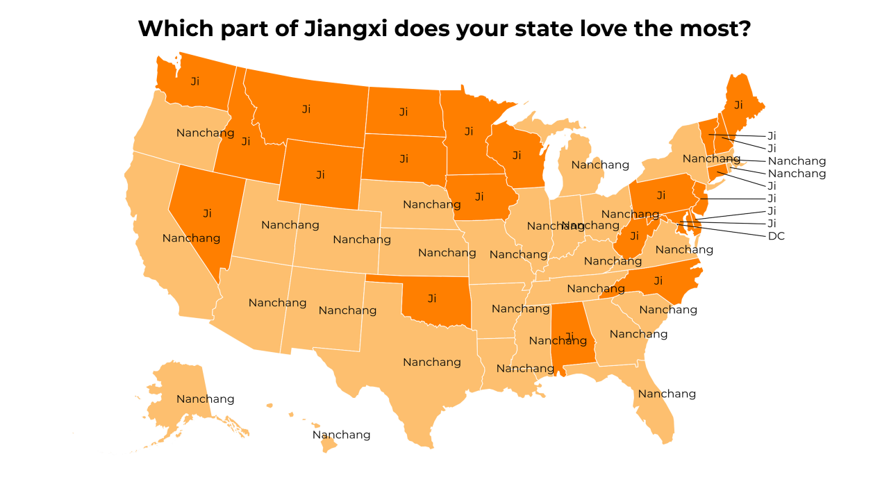 part of Jiangxi map