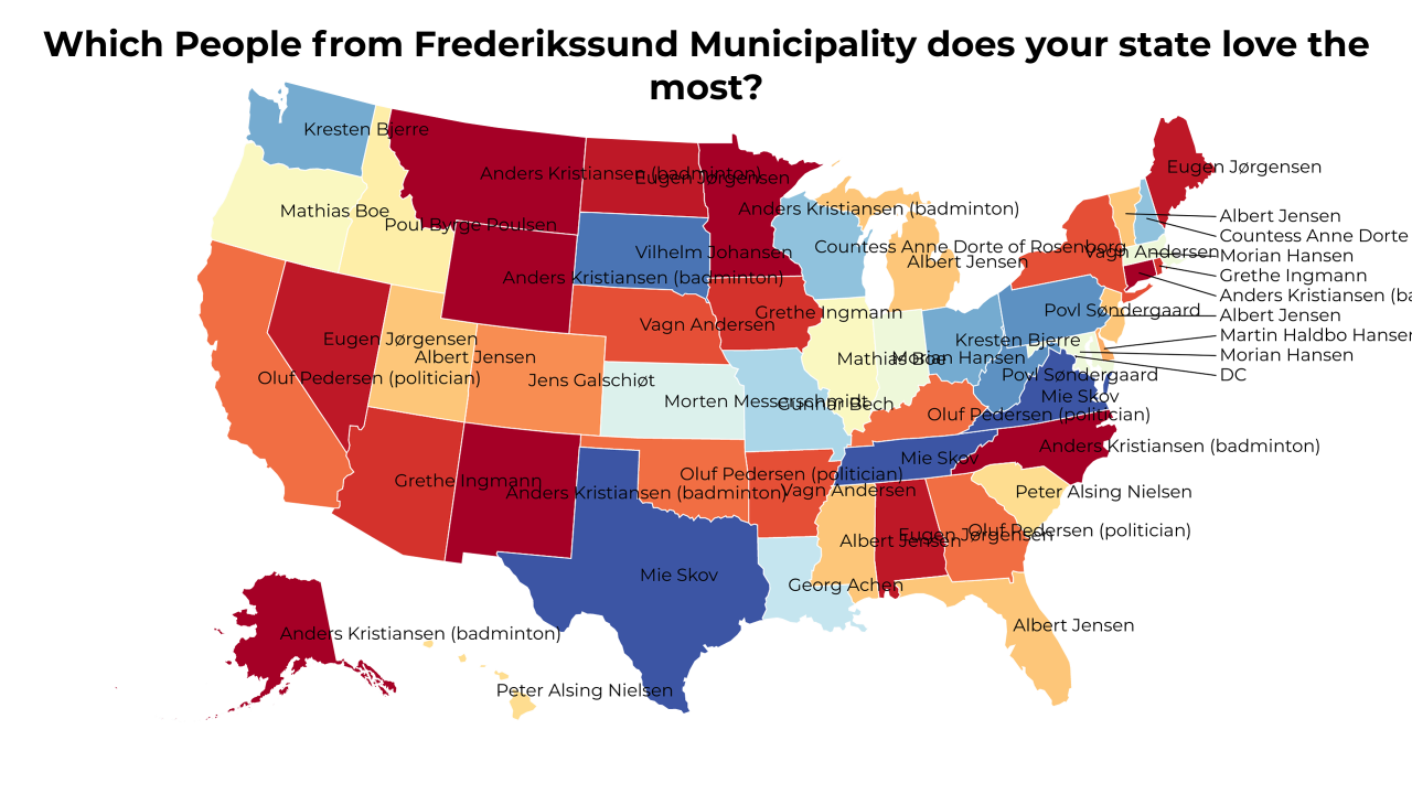 People from Frederikssund Municipality map