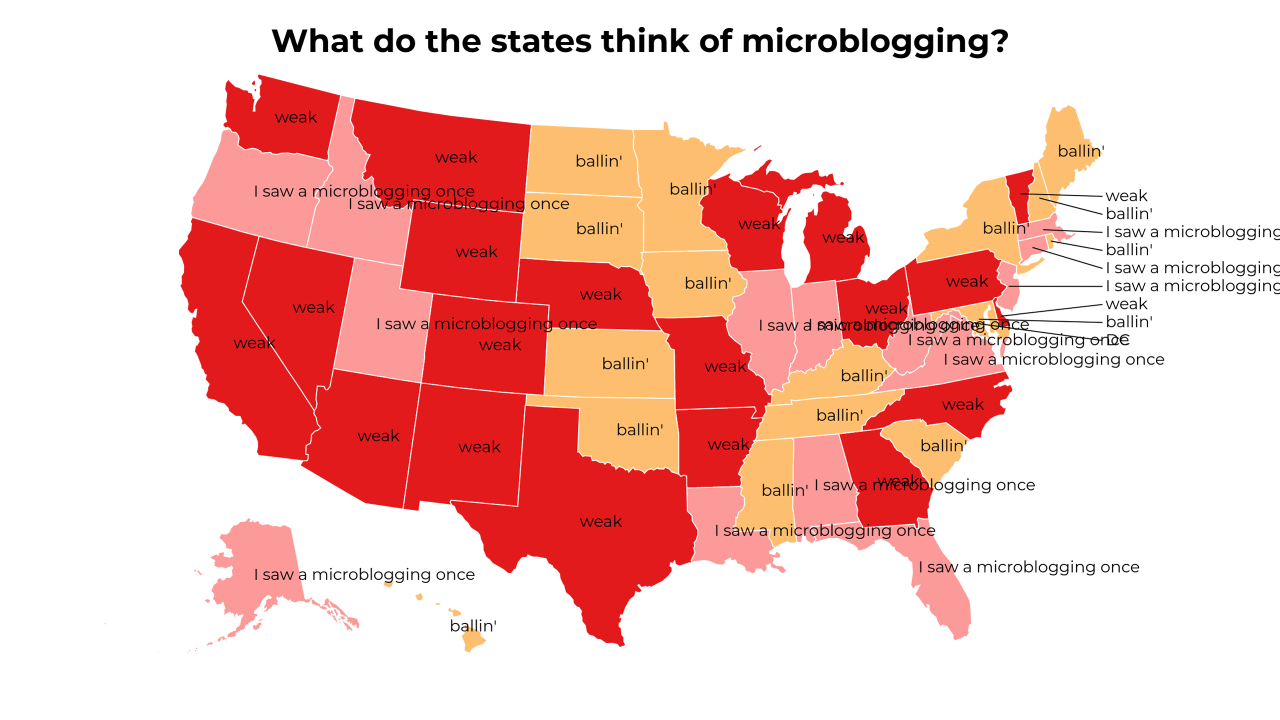 microblogging map