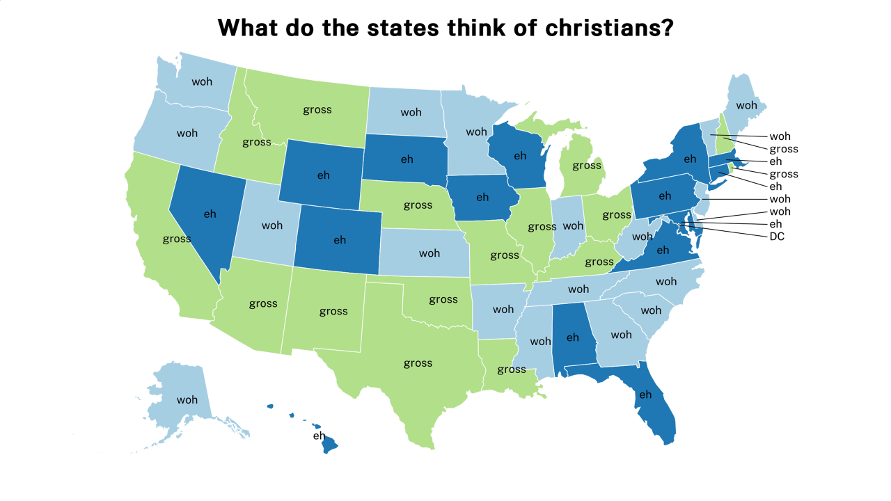 Christians map