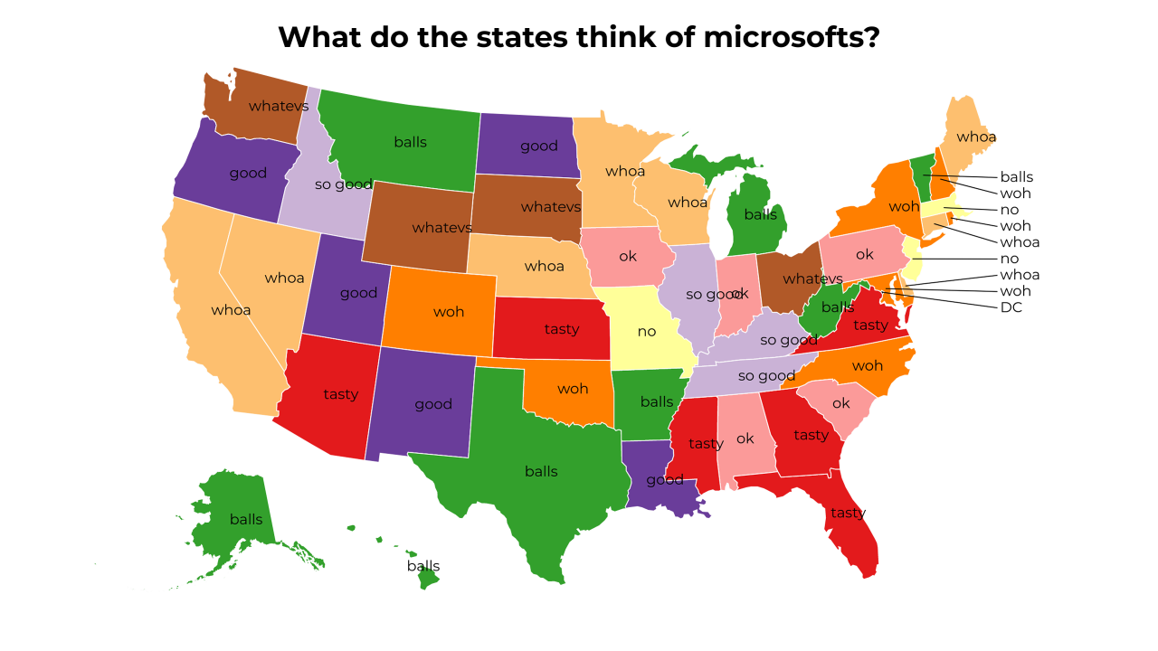 Microsofts map