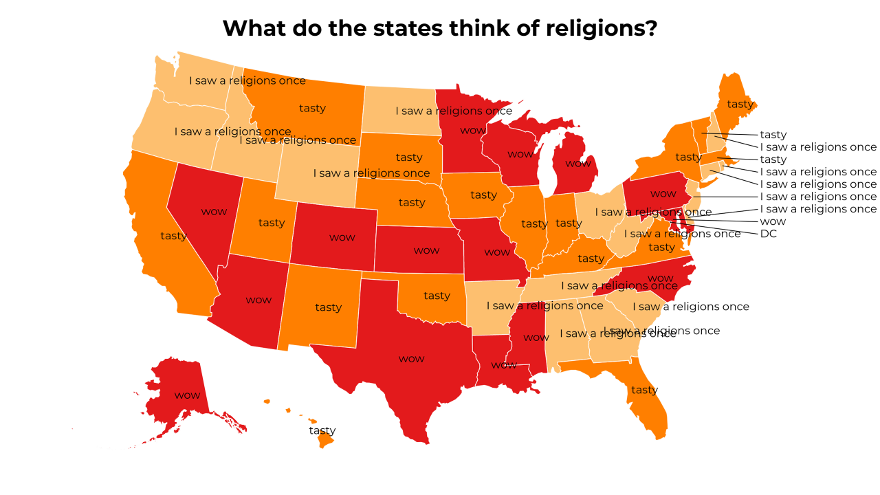 religions map