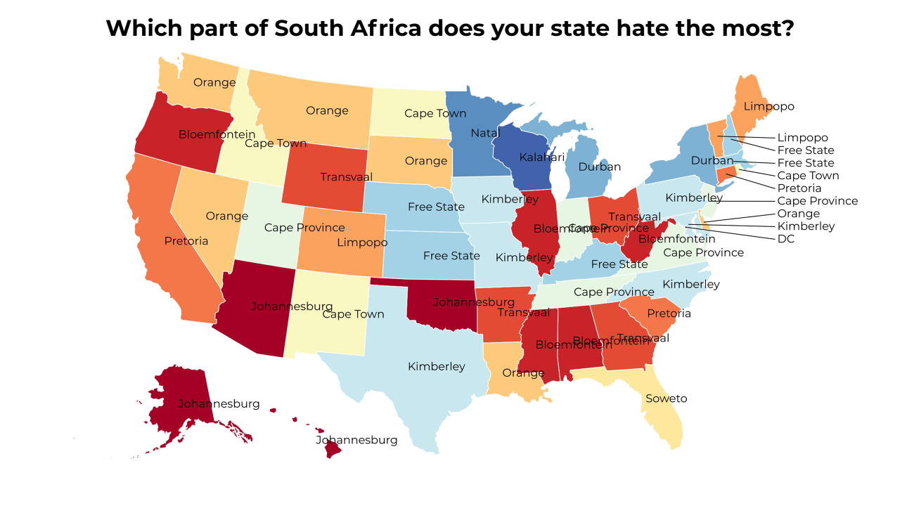 part of South Africa map