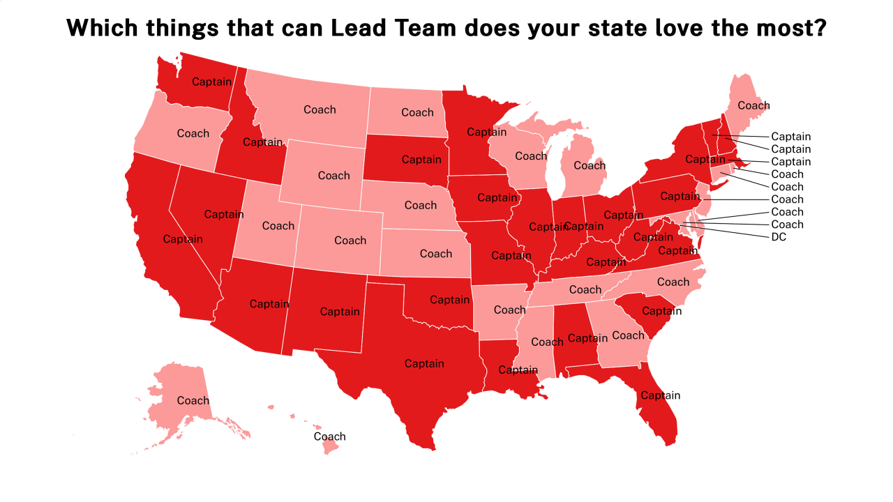 things that can Lead Team map