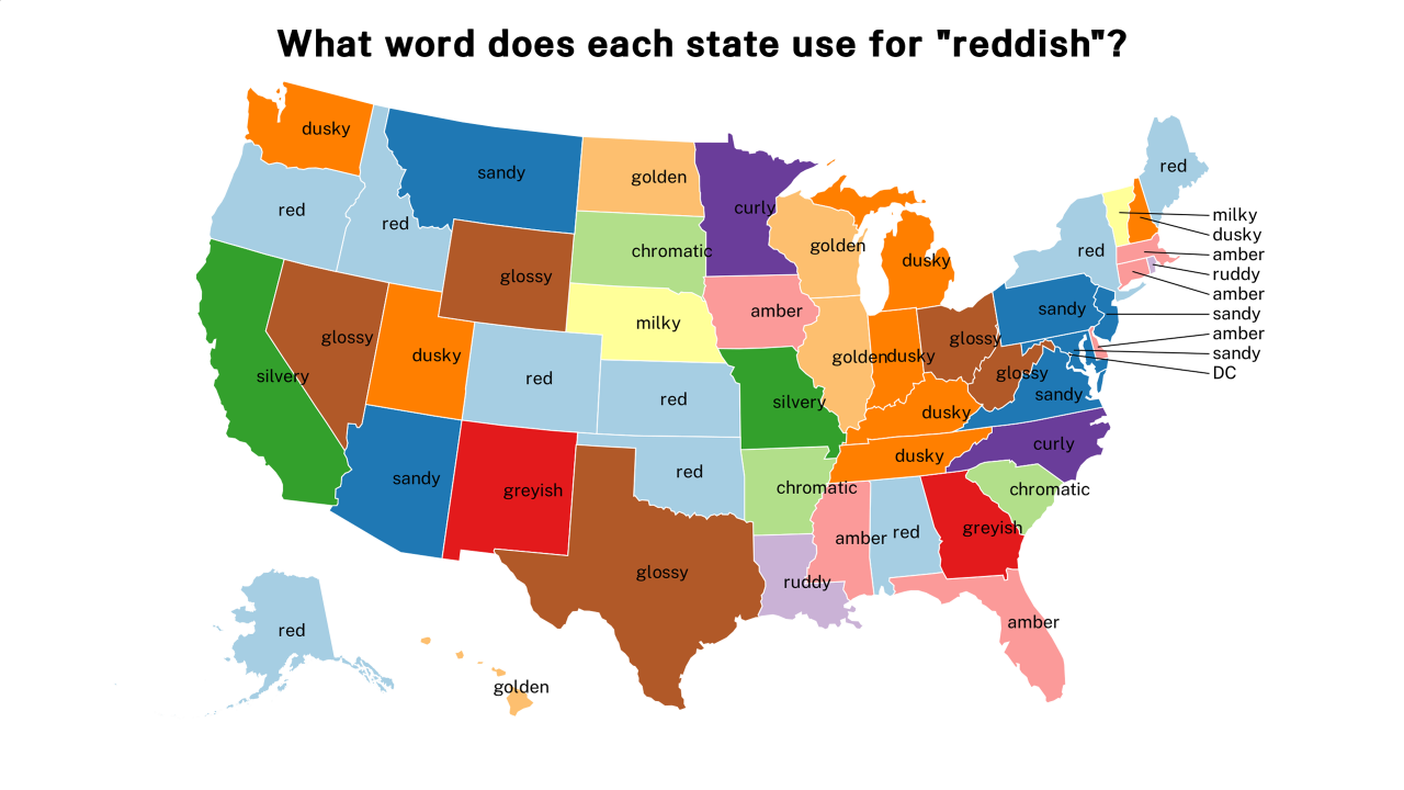 reddish map