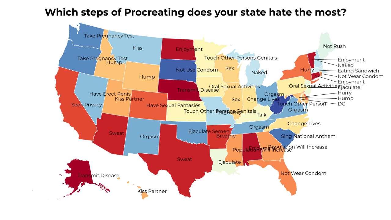 steps of Procreating map